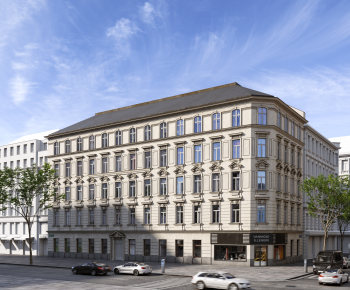 European Style Appearance Of Commercial Building-ID:972499897