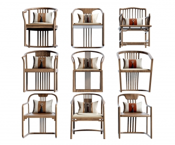 New Chinese Style Lounge Chair-ID:282289989