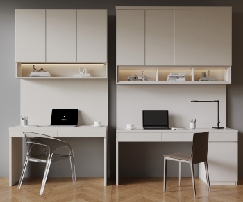 Modern Computer Desk And Chair-ID:173217061
