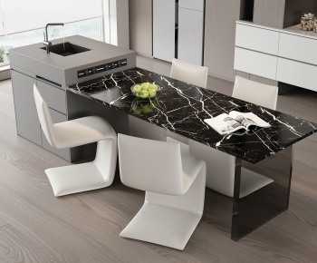 Modern Dining Table And Chairs-ID:980284933