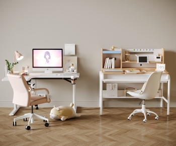 Modern Computer Desk And Chair-ID:906029946