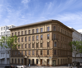 European Style Appearance Of Commercial Building-ID:188083897