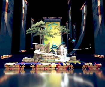 New Chinese Style Meichen-ID:142184975