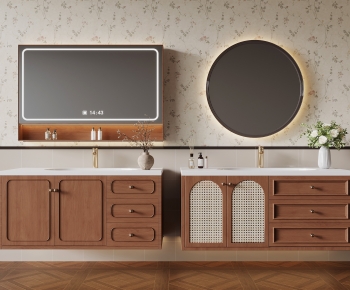 French Style Bathroom Cabinet-ID:227999771