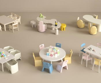Modern Children's Table/chair-ID:536441099