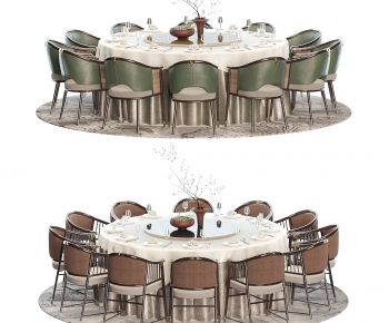 New Chinese Style Dining Table And Chairs-ID:265367989