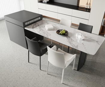 Modern Dining Table And Chairs-ID:207895045