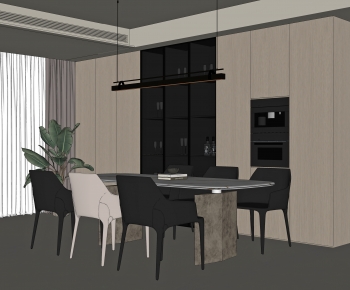 Modern Dining Room-ID:123461963