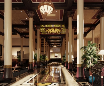 French Style Lobby Hall-ID:691700947