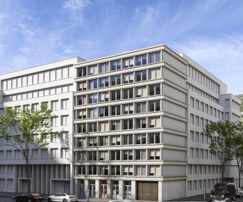 European Style Appearance Of Commercial Building-ID:112344037