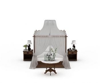 Modern Double Bed-ID:830708983