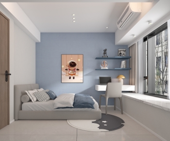 Modern Boy's Room And Son's Room-ID:103827952
