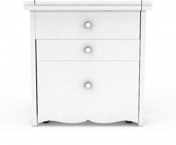 Simple European Style Bedside Cupboard-ID:754453909