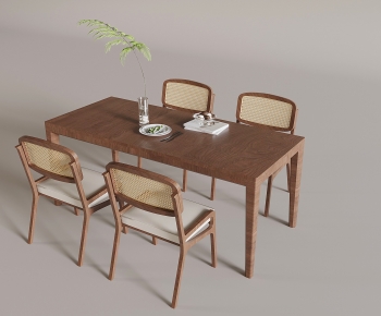 New Chinese Style Dining Table And Chairs-ID:146599053