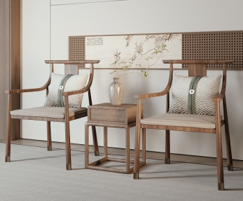 New Chinese Style Lounge Chair-ID:774110085