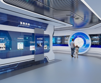 Modern Exhibition Hall-ID:258869892