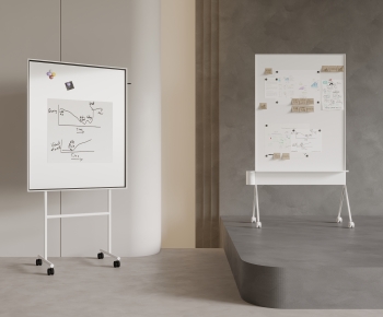 Modern Blackboard/whiteboard-ID:525795947
