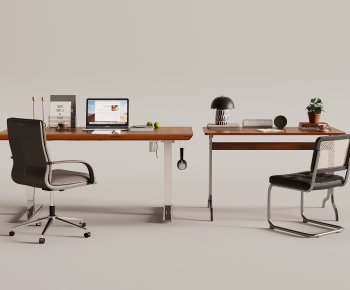 Modern Computer Desk And Chair-ID:433630948