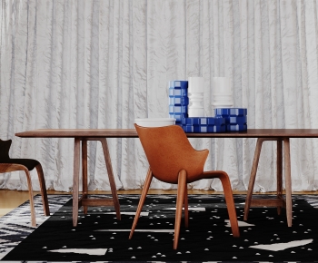 Modern Computer Desk And Chair-ID:853643893