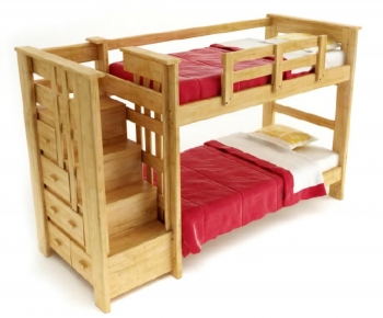 Modern Bunk Bed-ID:924349079