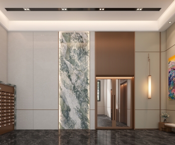 Modern Office Elevator Hall-ID:443187952