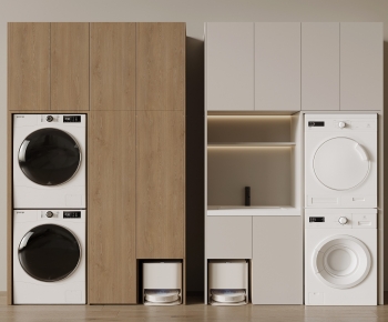 Modern Laundry Cabinet-ID:813394074