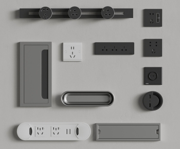 Modern Switch Socket Panel-ID:391136881