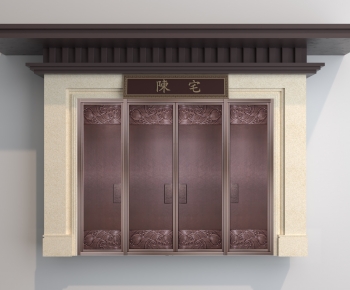 New Chinese Style Gate-ID:107795004