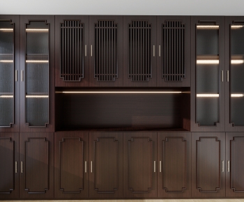 New Chinese Style Wine Cabinet-ID:660016067