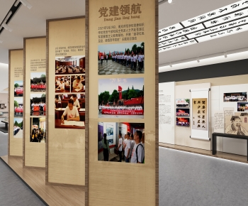 New Chinese Style Exhibition Hall-ID:493300039