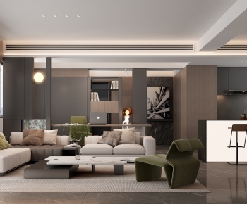 Modern A Living Room-ID:694921094