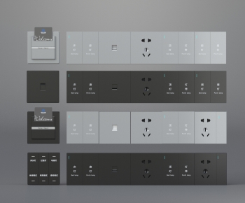 Modern Switch Socket Panel-ID:397665021