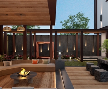 Modern Courtyard/landscape-ID:724853041