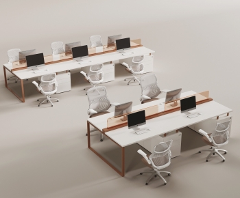 Modern Office Desk And Chair-ID:331087119