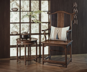 New Chinese Style Lounge Chair-ID:887363918