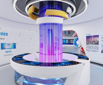 Modern Exhibition Hall-ID:204472069