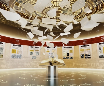 New Chinese Style Exhibition Hall-ID:274051904