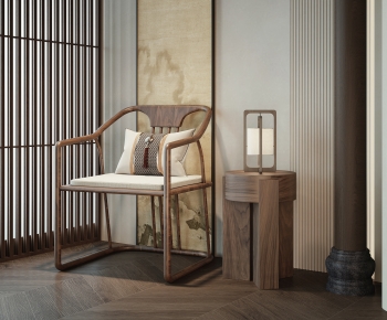 New Chinese Style Lounge Chair-ID:758737096