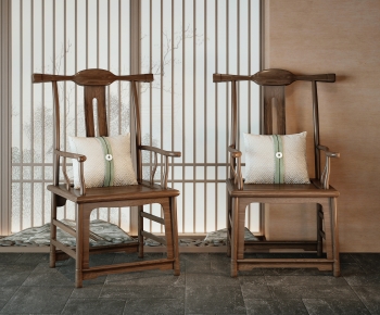 New Chinese Style Lounge Chair-ID:837806943