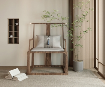 New Chinese Style Lounge Chair-ID:153604035