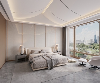 New Chinese Style Bedroom-ID:493664031
