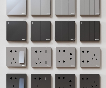 Modern Switch Socket Panel-ID:102660776