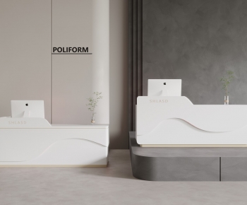 Modern Reception Desk-ID:710821237