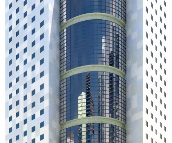 Modern Appearance Of Commercial Building-ID:617697951