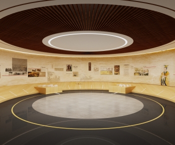 New Chinese Style Exhibition Hall-ID:105556965