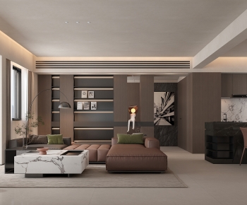 Modern A Living Room-ID:772520074
