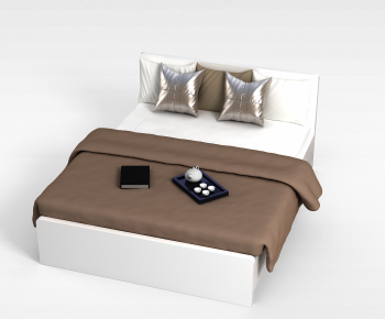 Modern Double Bed-ID:353290084