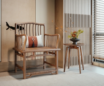 New Chinese Style Lounge Chair-ID:531369925