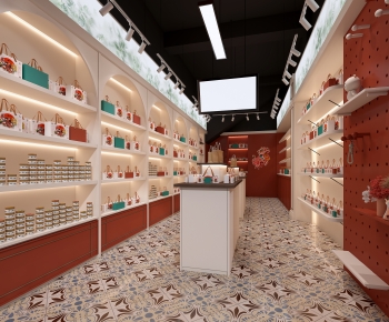 New Chinese Style Cosmetic Shop-ID:351536044