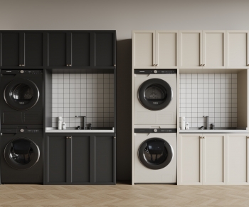 Modern Laundry Cabinet-ID:909198051